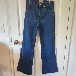 Everlane The Modern Flare Jean size 29 in dark blue wash